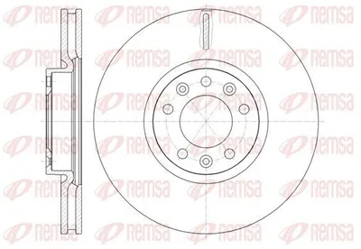 Produktbild von 2x REMSA Bremsscheibe 61472.10 vorne für OPEL GRANDLAND X (A18) für DS DS 4 II