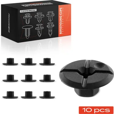 Image de Frankberg 10x Attaches de fixation Habillage de roue pour BMW Mercedes-Benz W202 W204