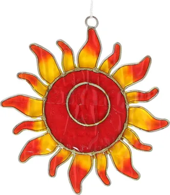 Obrázok produktu pre Niečo iné - "Hello Sunshine" slnečný lapač SD6498 (jedna veľkosť) (červená/žltá)