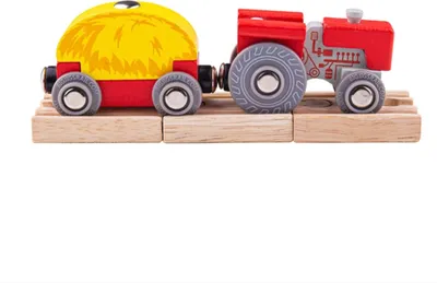Immagine prodotto di Bigjigs Rail Red trattore con rullo