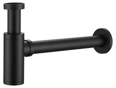 Image de Siphon universel pour lavabo avec ouverture de nettoyage