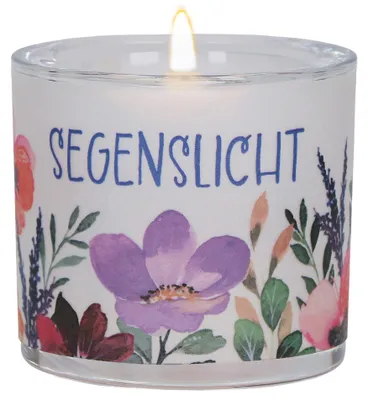 Produktbild von Windlicht Glas Segenslicht 20cm transparent Dekoration Tischleuchte