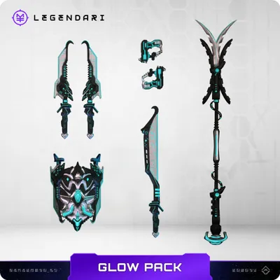 Image de Set d'accessoires Legendari Glow Weapons Pack