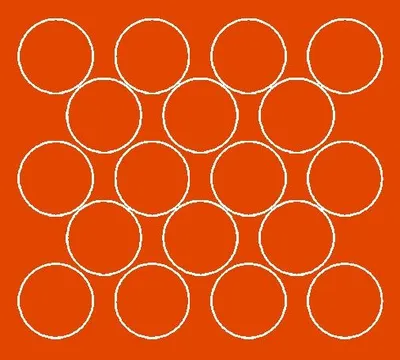 Produktbild von Runde Aufkleber, 10 cm, Punktaufkleber, 18 Stück, orange glänzend