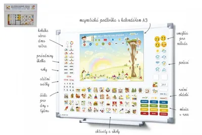 Produktbild von Magnetischer Kalender - Kindergarten
