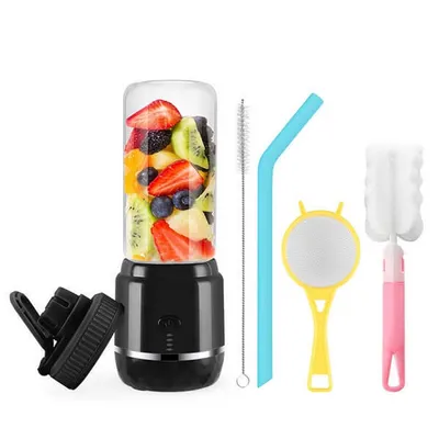 Produktbild von Prenosný elektrický USB mixer, nabíjateľný 420ml - čierny
