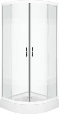 Zdjęcie produktu dla Kabina prysznicowa Kerra Xenia Duo 90cm, profile białe, z brodzikiem