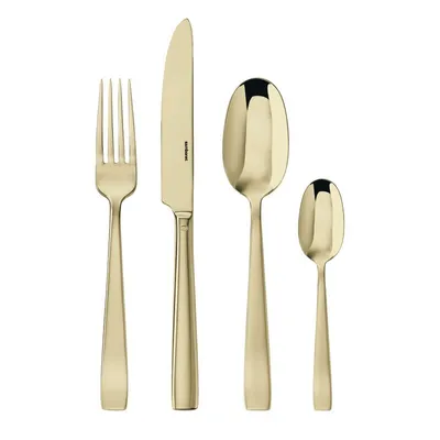 Image de Ensemble de couverts Sambonet Flat Champagne 24 pièces