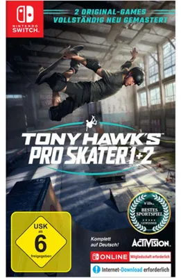 Produktbild von Tony Hawks Pro Skater 1+2  SWITCH Remastered