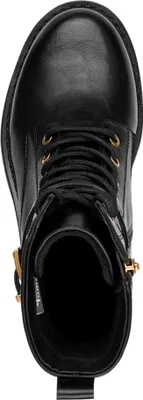Produktbild von Tamaris Damen Stiefelette Combat Boot mit schöner Schnalle 1-25228-45, Größe:38 EU, Farbe:Schwarz