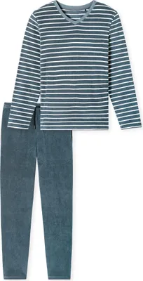 Produktbild von Schiesser Herren Schlafanzug lang jeansblau 54