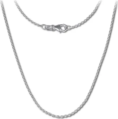 Imagen del producto de Collar SilberDream de 70 cm, cadena tipo "ancla", fabricado en plata de ley 925. Joyería de plata fina, modelo SDK21170