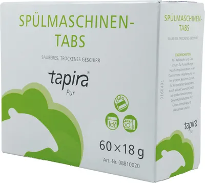 Produktbild von tapira Spülmaschinen Tabs 08810020 60 St./Pack.