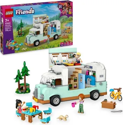 Produktbild von LEGO Friends 42663 Camping-car de l'amitié - Jouet de construction für Kinder ab 7 Jahren
