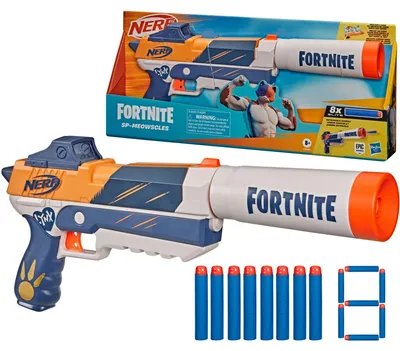 Produktbild von Nerf Fortnite SP-Meowscles Blaster, 8 Jahr(e), 99 Jahr(e), FORTNITE - MEOWSCLES, 450 g