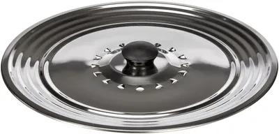 Edelstahl-Deckel mit Dampföffnung, 28-30-32 cm, spülmaschinengeeignet