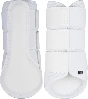 Atmungsaktive Gamaschen/Hufschuhe Weiß XL