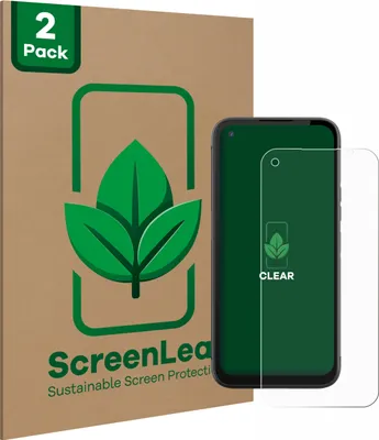 Produktbild von 2x ScreenLeaf Schutzfolie für Gigaset GX6 nachhaltiger Displayschutz Display Schutz Folie Klar Transparent