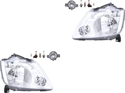 Produktbild von Scheinwerfer Satz passend für Renault Modus FP JP 04-07 H7 +Nebel+Leuch. 8200002469 2615589925 26155AU325 B4A558990A 2615500Q00 2615589 Johns
