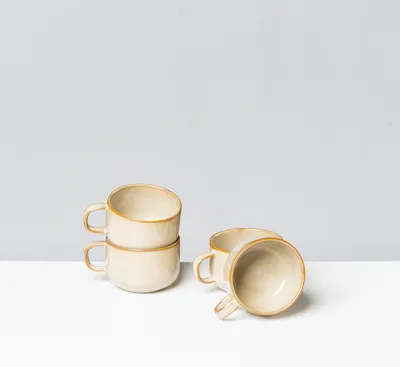 Produktbild von Gipfelstück Kaffeeobertassen-Set, Steinzeug , Nebelwald