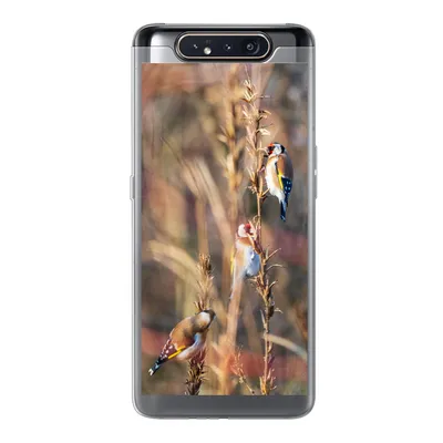 Produktbild von MuchoWow® Handyhülle Schutzhülle Hülle für Samsung Galaxy A80 Vögel - Äste - Wald Silikon Softcase Handy Hülle - Schutzdeckel