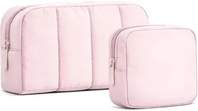 Produktbild von Ultiluxe Kosmetiktasche - Toilettasche Set - Organisierer für Kosmetik - Wasserabweisend - Geräumig - Reisen - Größe - Rosa