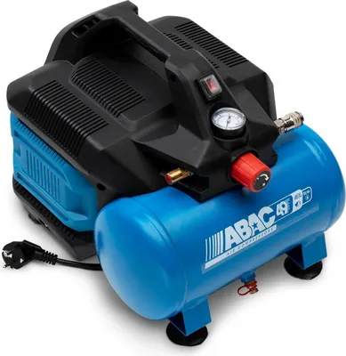 Obrázok produktu pre ABAC EASE-AIR 6L Bezolejový kompresor, tichý, 49 dB, tlak 8 bar, výkon 0,75 kW
