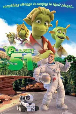 Immagine prodotto di Planet 51 - Poster - Cast