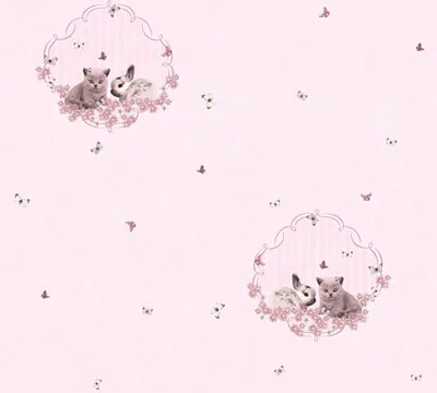 Produktbild von A.S. Création Vliestapete Little Stars Ökotapete bunt rosa 10,05 m x 0,53 m 355641 35564-1