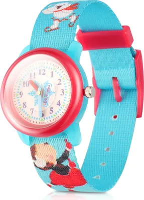 Produktbild von Armbanduhr für Kinder Jungen und Mädchen,Kinderuhr,30M wasserdichte Analog Quarzuhr, 3D Cute Cartoon Uhr, Digitale Kinderuhr, Teaching Handgelenk Uhren mit Silikon Armband(Blau Schneemann)