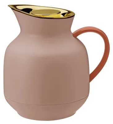 Obrázek produktu pro Stelton Amphora vakuová konvice na čaj, konvice se skleněnou vložkou, termoska, plast, Soft Peach, 1 litr, 222-2