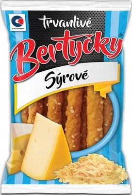 Obrázek produktu pro Bertycky české tyčinky se sýrovou příchutí 90 g