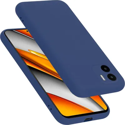 Produktbild von Cadorabo Hülle für Xiaomi RedMi A1 Hülle Silikon Handyhülle Case aus flüssigem Silikon, Kratzfeste und stoßfeste Schutzhülle für Xiaomi RedMi A1