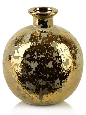 Zdjęcie produktu dla Yarine Gold Wazon 16X6X16Cm