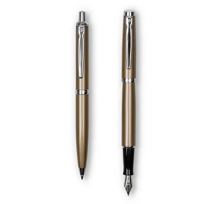 Image de Fleur de perle de luxe avec stylo à bille Zenith, design couleur or