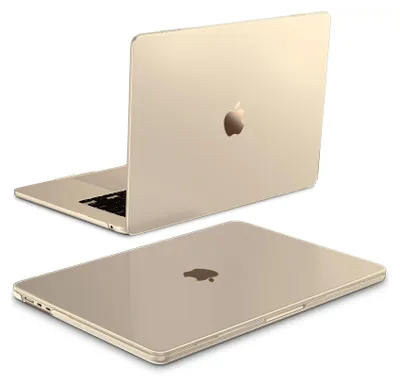 Produktbild von Fintie Hülle Kompatibel mit MacBook Air 15 Zoll M5 M4 M3 M2 A3448 A3241 A3114 A2941 (2026-2023), [100% Entspricht der Offiziellen Farbe] Premium Ultradünne Matte Hartschale Schutzhülle, Polarstern