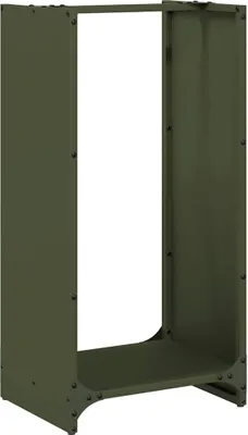 Produktbild von Brennholzregal Olivgrün 40x30x80 cm Kaltgewalzter Stahl