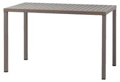 Immagine prodotto di Tavolo da giardino Cube | 120 x 70 cm | Tortora | Plastica