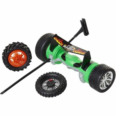 Obrázek produktu pro 4 pneumatiky + Turbo Launcher Fly Wheels Green Pro chlapce od 8 let