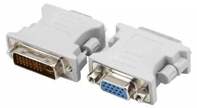 Produktbild von H63 DVI D-Stecker auf VGA-Buchse Adapter DVI / 24+1 Pin Stecker auf VGA Buchse