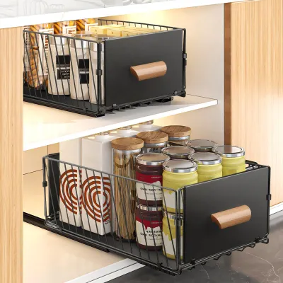 Produktbild von Teleskopische Schubladenorganizer Set von 2 für die Küche