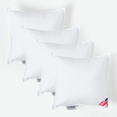 Produktbild von HOMESCAPES 4er-Set Füllkissen 30 x 30 cm – Kissenfüllung Super-Mikrofaser