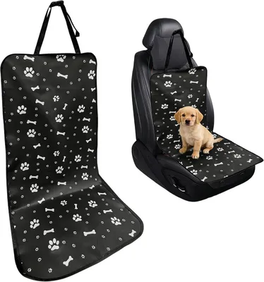 Produktbild von Hundeautoschondecke, universeller Rücksitz Schutz für Auto, schwarz, Oxford Stoff