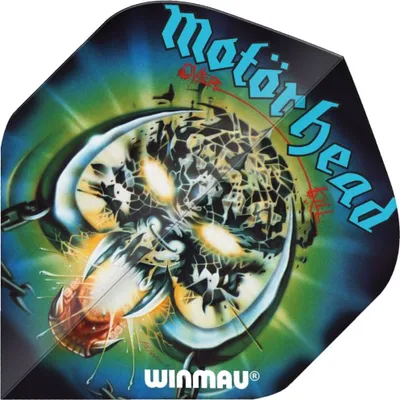 Produktbild von Winmau Darts Flight Rhino Rockstar Motörhead Overkill Standard 100 Micron 6905-245