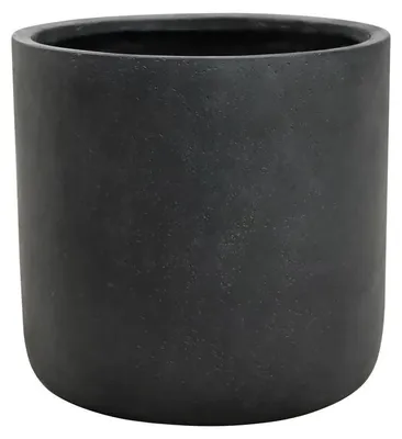 Produktbild von aplanta Pflanztopf Miro schwarz | 32x31, für drinnen, Pflanzkübel, wie echt, Allergiker geeignet, pflanzliche Dekoration Praxis, Office & Wohnzimmer