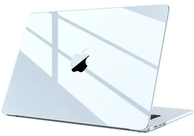Produktbild von Fintie Hülle Kompatibel mit MacBook Air 15 Zoll M5 M4 M3 M2 A3448 A3241 A3114 A2941 (2026-2023), Ultradünne Hartschale Schutzhülle Snap Case Cover Kompatibel mit MacBook Air 15", Himmelblau