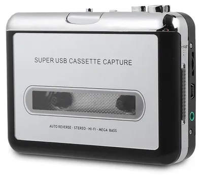 Immagine prodotto di Lettore/registratore a cassette portatile, convertitore da cassette a MP3