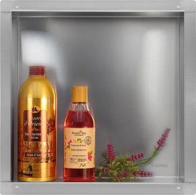 Obrázok produktu pre BALNEO nástenná nika WALL-BOX NO RIM 30 × 30 × 7 cm z nehrdzavejúcej ocele