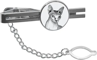 Productafbeelding van Sfinx speld voor stropdas met kat Art-Dog