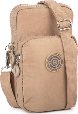 Produktbild von Bag Street Kleine Dokumententasche Damen Herren Leicht Beige